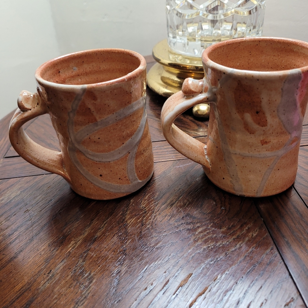 Stoneware Pottery Mugs